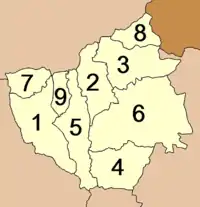 パヤオ県の郡