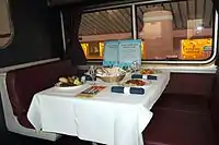 アムトラック長距離列車「コースト・スターライト」食堂車