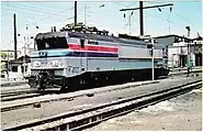 アムトラックへ貸し出されたCC21000形（1977年撮影）