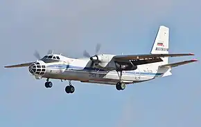 オープンスカイ条約に基づき運用されているロシア空軍のAn-30