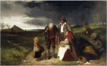 故郷を追われた家族 (1853)  アイルランド国立美術館