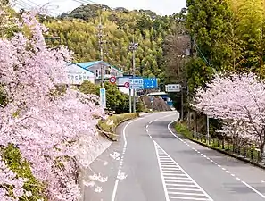 阿南市の玄関口（阿瀬比町）※国道195号は高知・那賀町が起点側