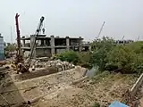 ラピッドXの建設現場（2023年撮影）