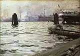 『ハンブルクの港』（1891年）