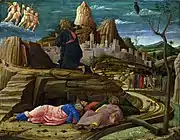 『ゲッセマネの祈り』(1458-1460年)、ナショナル・ギャラリー (ロンドン)