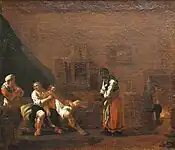 「売春宿の風景」(c.1635)