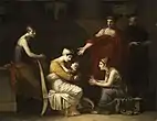 ピエール＝ポール・プリュードン『アンドロマケとアステュアナクス』1813年から1824年の間 メトロポリタン美術館所蔵