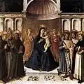 『ボスコ・アイ・フラーティの祭壇画』（1450年 - 1452年）サン・マルコ美術館（フィレンツェ）