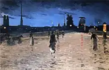 "Le Pont De Pierre" 『石橋にて』(c.1880)