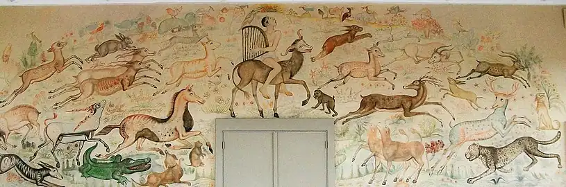 アニタ・レー作『動物とオルフェウス』（1930年頃）