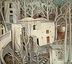 『白い木たち』White Trees、1925年ハンブルク美術館