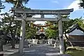 三の鳥居と拝殿
