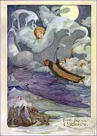 スコットランド人イラストレーター、アン・アンデルセンの"The Snow Queen"。20世紀前半の作。