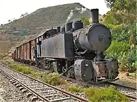 442型機関車。1938年製で現役。