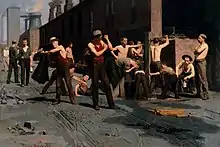 "The Ironworker's Noontime" (1880)