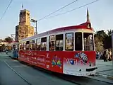 後方に連結される付随車（2007年撮影）