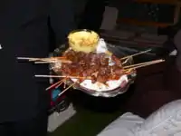 アンティクーチョ(牛のハツの串焼き)