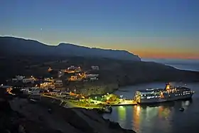 アンディキティラ島の夜景