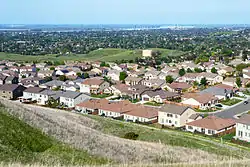 ブラックダイアモンド鉱山自然保護区から見たアンティオック市