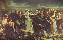 L'embarquement de la duchesse d'Angoulême アントワーヌ＝ジャン・グロ