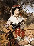『ブリガンドの妻』（Die Brigantessa）1872年