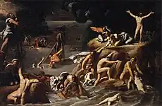「大洪水」(1616/1618)ルーブル美術館蔵