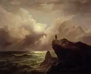 海の夕暮れ