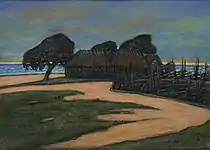 農村の風景 (1914)
