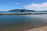 南西側より撮影した蒼島。