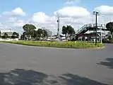 駅前ロータリー（2007年2月）