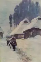 雪景(1906年、アーティゾン美術館蔵)