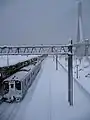 雪の青森駅(2005年12月)