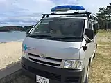 ライフセービングクラブが使用する青パト