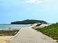 青島への参道
