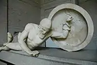 アフェア神殿の東側ペディメントにあったアルカイック後期の戦士像、紀元前500年頃