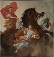 アポロンとアウローラ (1671) メトロポリタン美術館