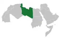 アラブ・イスラム共和国の位置