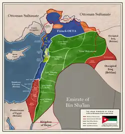 シリア王国の位置