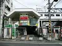 北口旧駅舎(2012年7月16日)