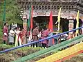 ルンツェ城の弓道大会