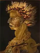 『火』(1566)、美術史美術館、ウィーン