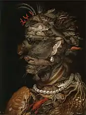 『水』(1566)、美術史美術館、ウィーン