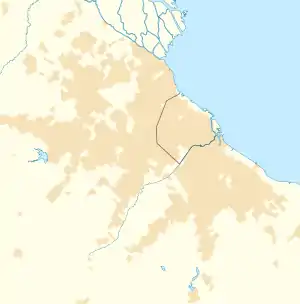 大ブエノスアイレス都市圏の図の位置図