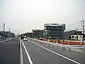 建設が進む自動車専用道路区間（福岡県柳川市大和町・2009年5月）