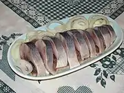 玉ねぎとニシンのピクルス