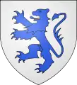 rampant azure