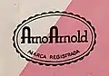 アルフレッド・アーノルドの甥でバンドネオン製造業者のアルノ・アーノルド(Arno Arnold, 1893年-1970年)の商標。谷口楽器にて撮影。