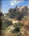 イタリアの風景、1858年頃、旧国立美術館