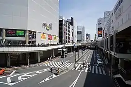 町田駅前の街並み(原町田6丁目)