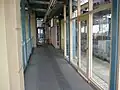 降車ホーム（2012年8月22日）